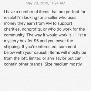 Mystery Box for charity. Read description.